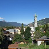 aussicht blick auf toblach dorf