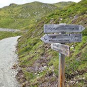 wegweiser bei aeussere alm hochrast fr